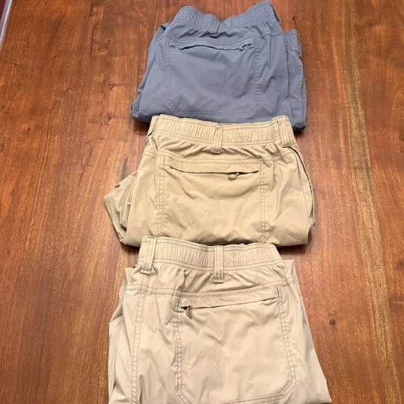 Duluth Trading Men’s Joggers Bundle (3 Pair) Size 46x30 Khaki & Gray - Picture 5 of 5